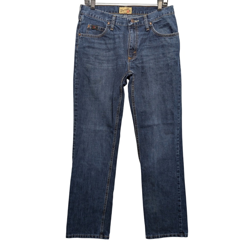 Wrangler 20X Style 02 Competition Jeans Mens 32x34 Blue Straight Leg 1002MWXDL
